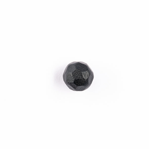 Iron Corbel | Hampton 1.5" Wide with Round Support Bar | Finish Black Hammer Low Gloss Powder Coat